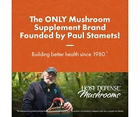 Host Defense MycoBotanicals Energy Capsules - Energy & Respiratory Support Supplement - Herbal Green Tea Capsules