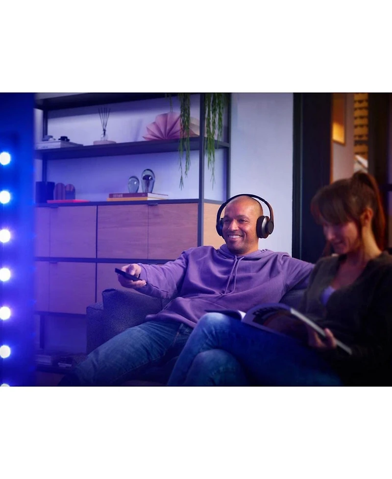 Philips Wireless Headphones Bluetooth, Active Noise Canceling, 18 Hours Playtime, Over-Ear, Premium Design, Volume Control