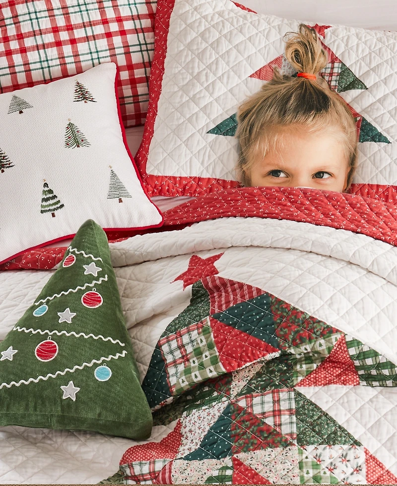 Levtex Patchwork Pine Stitching 2-Pc. Quilt Set, Twin/Twin Xl