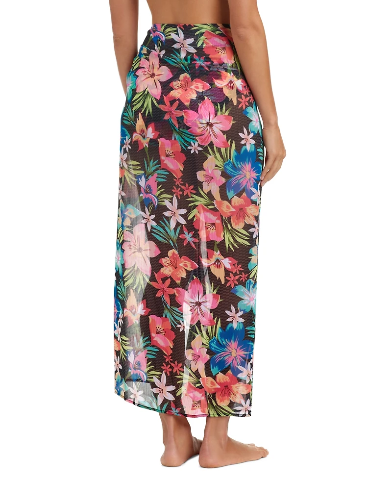 Bleu by Rod Beattie Women's Chiffon Sarong Cover-Up