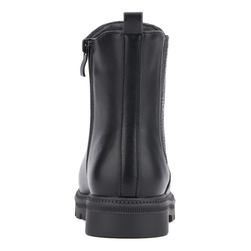 Olivia Miller Little Girls Half Moon Combat Boots