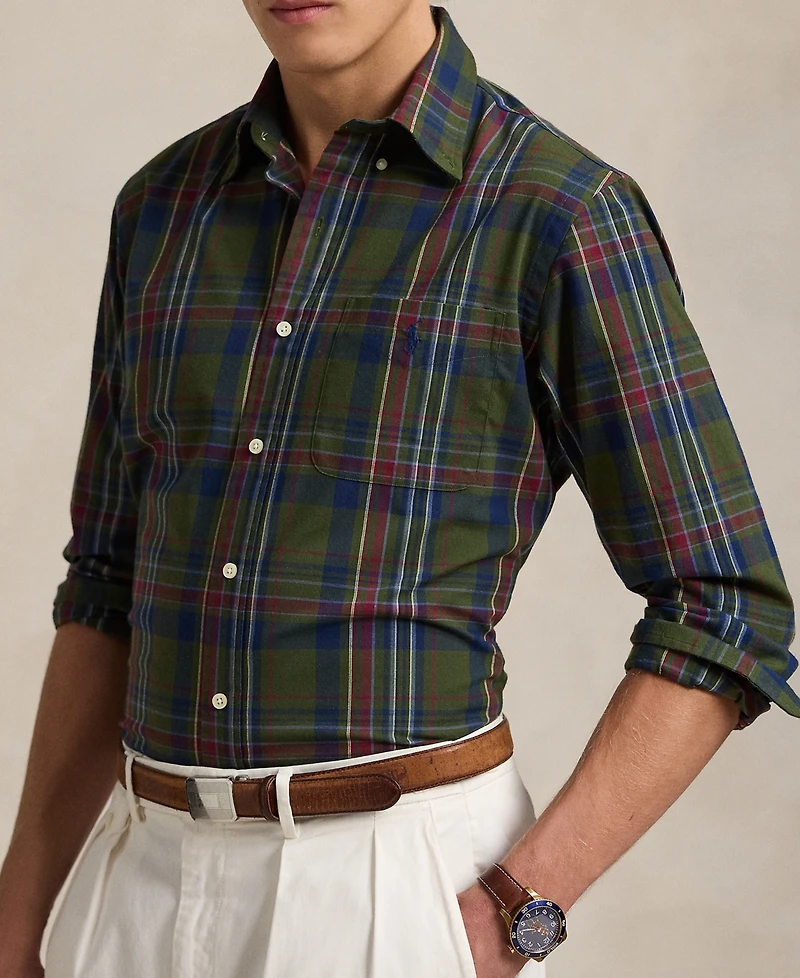 Polo Ralph Lauren Men's Classic-Fit Plaid Performance Shirt