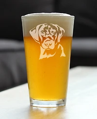 Bevvee Labrador Profile Pint Glass