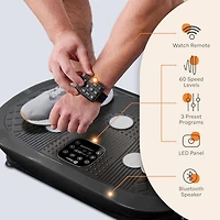 LifePro Rumblex Plus 4D Vibration Plate – Triple Motor, 3D/4D Motion for Weight Loss & Toning