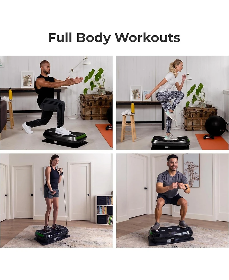 LifePro Rumblex 4D Vibration Plate – Triple Motor, 3D/4D Vibration for Whole Body Fitness at Home