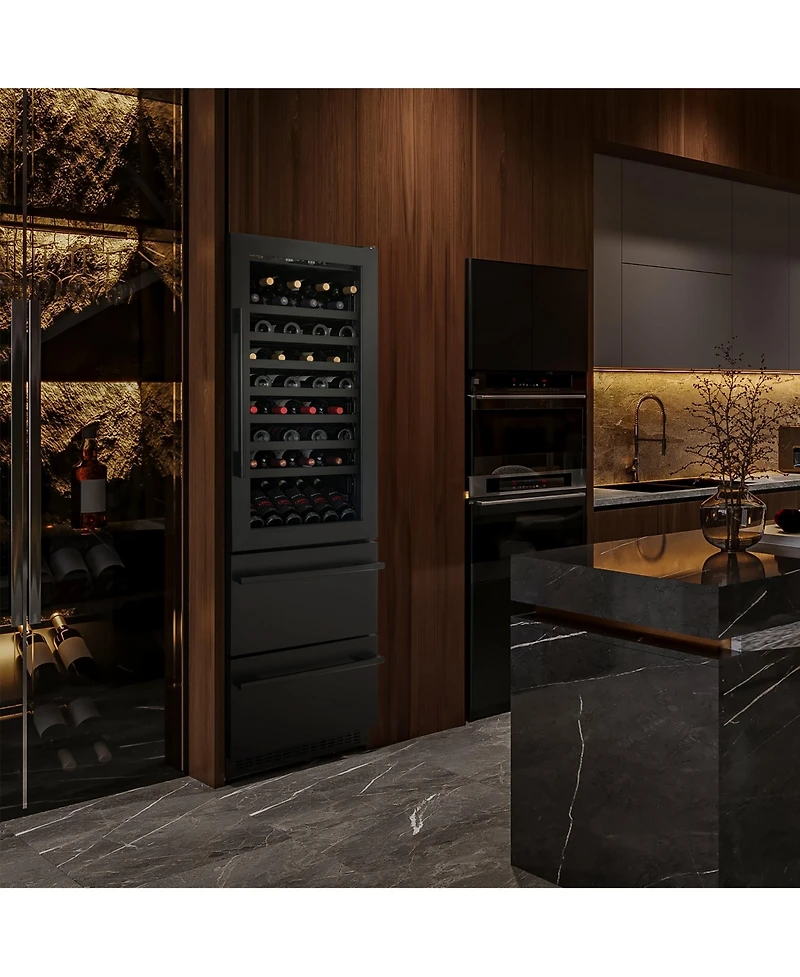 Newair Estate 24” Premium Dual Zone Wine Fridge and Beverage Center, Refrigerator Drawer Cabinets with 175 Can Capacity, Premium Built in Wine