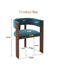 Wooden dining chairs set of 2 room chair for kitchen, home, living room,