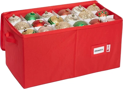Florida Brands Christmas Ornaments Storage Box to Protect and Store up to 54 -4" Ornaments