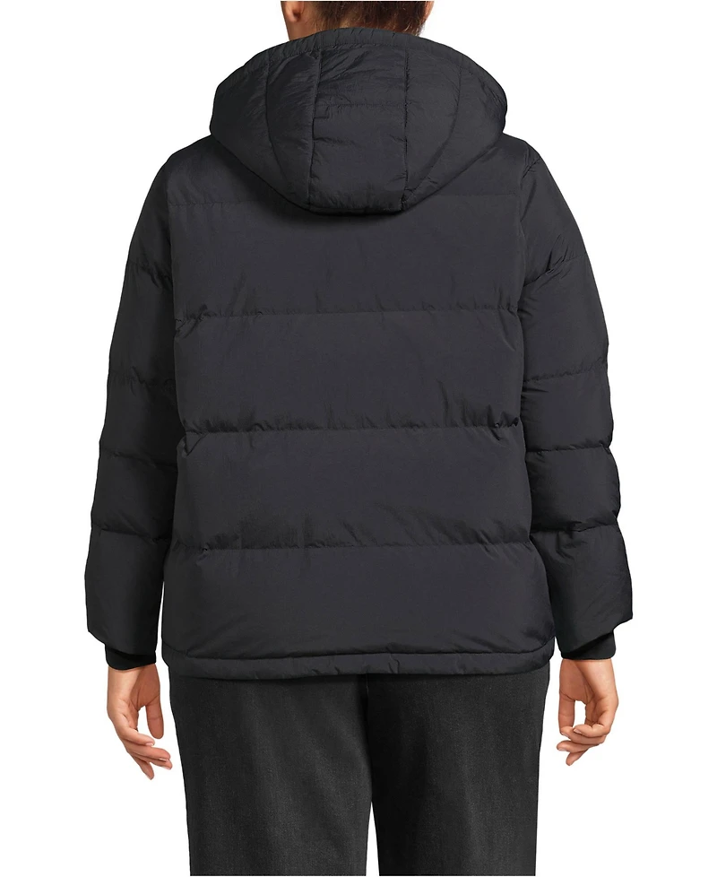 Lands' End Plus Max 600 Down Puffer Jacket
