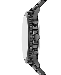 Folio Men's Three Hand Gunmetal Alloy Watch, 46mm