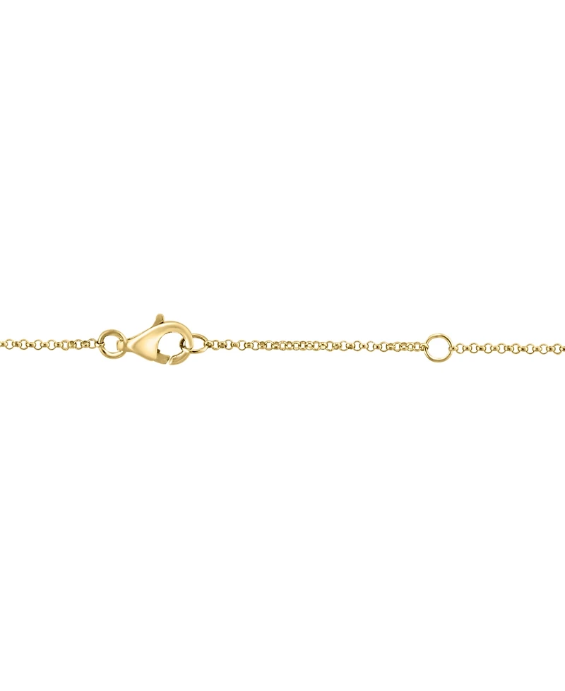 Effy Multi-Gemstone (4-1/2 ct. t.w.) Heart 18" Station Necklace in 14k Yellow Gold