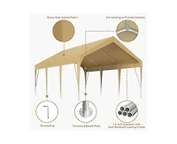 gaomon Carport Canopy 13'x20' Heavy Duty Car Canopy Outdoor Storage Shed Uv Resistant Waterproof Portable Garage for Car, Party