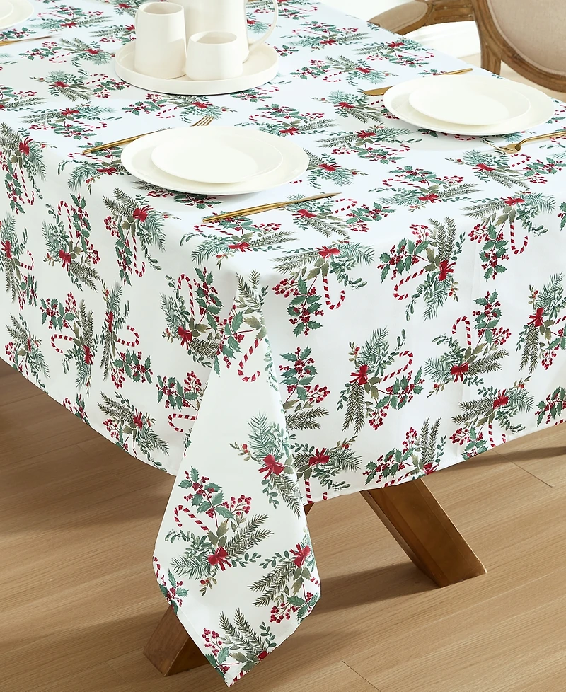 Laura Ashley Easy Care Holiday Tablecloth