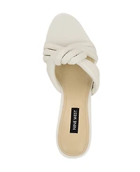 Nine West Women's Norene Slip On Tapered Heel Dress Sandals