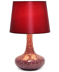 Creekwood Home 14.17" Patchwork Crystal Glass Table Lamp