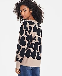 On 34th Women's V-Neck Dropped-Shoulder Sweater, Created for Macy's