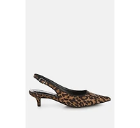 Jahzara Slingback Kitten Heel Sandals