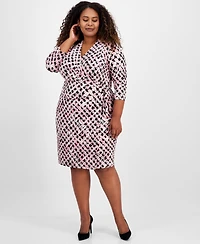 Anne Klein Plus Size Classic Wrap Dress