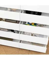 Homsee Modern 15-Drawer Dresser With Anti-Tip Safety And Minimalist Design