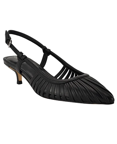 Calvin Klein Women's Movella Kitten Heel Slingback Pumps