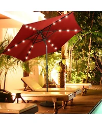 Skonyon 20 inch Outdoor Patio Half Round Umbrella Base