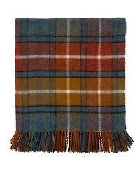 Prince of Scots Highland Tweeds Shetland Lambswool Throw, 55 " x 72"