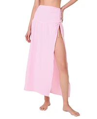 Kate Spade Women's Striped Side-Tie Cover-Up Skirt