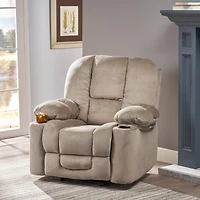 Streamdale Luxurious Manual Recliner in Coffee