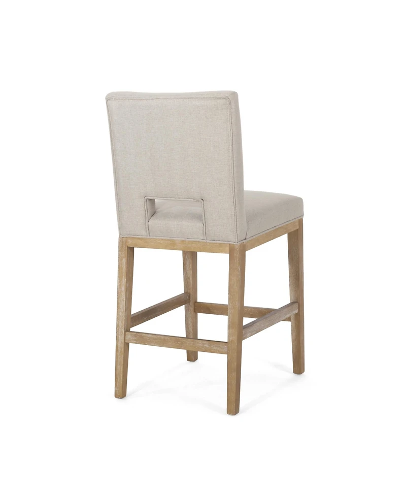 Streamdale 27 Inch Counter Stools, Set Of 2,Fabric