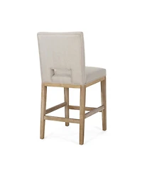 Streamdale 27 Inch Counter Stools, Set Of 2,Fabric