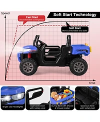 24V 2-Seater Ride-On Dump Truck – Remote