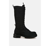 Argi Anti-Skid Lace-Up Combat Boots