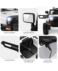Hongge 12V Kids Ride On Truck with Remote Control and Headlights