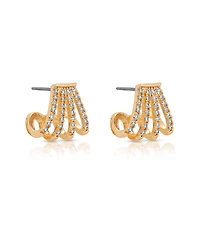 Ettika Glisten Wing Pave Earrings