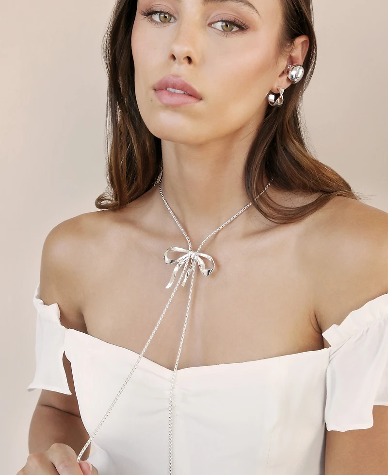 Ettika Bow Bolo Necklace