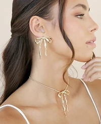 Ettika Bow Pendant Necklace