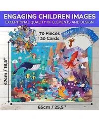 Quokka 70 Pieces Search & Find Riddle Kids Puzzles 4-6 Years Old