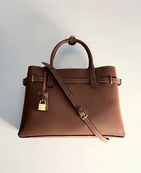 Mango Women's Padlock Detail Shopper Bag