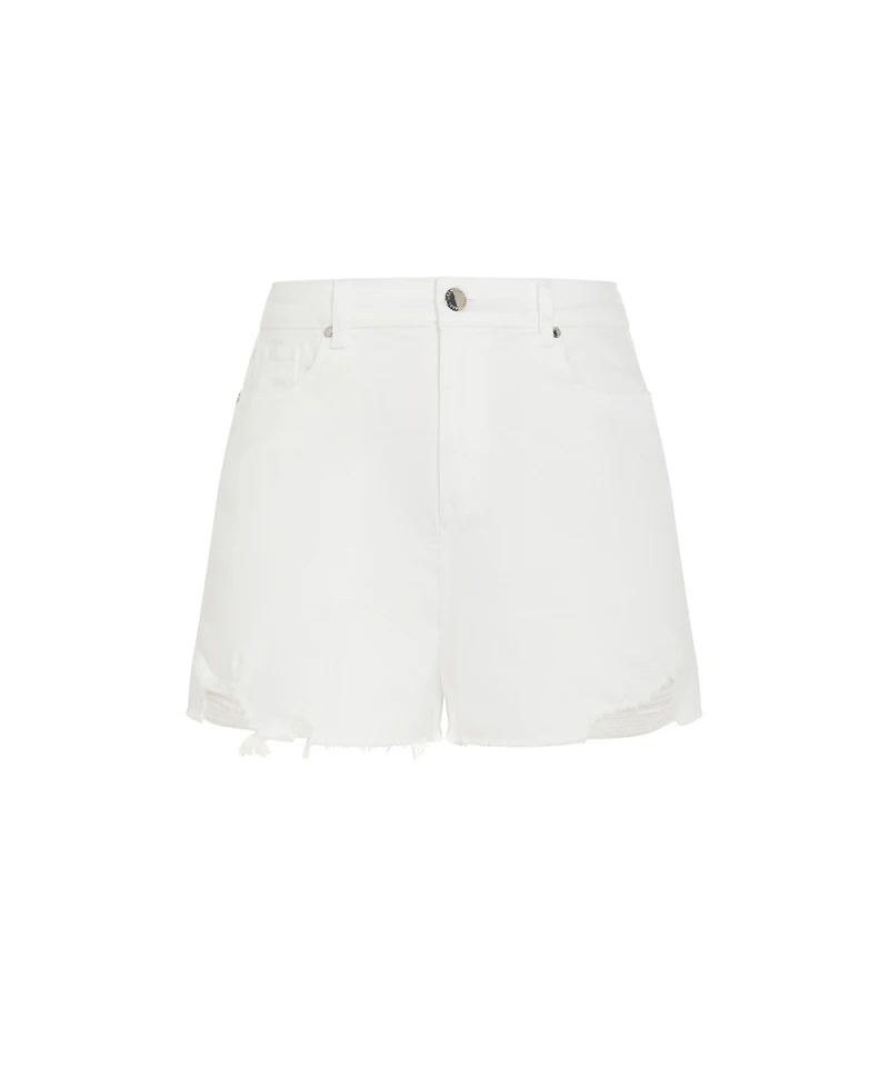 City Chic Plus Size Shannah Rip Short