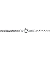 Effy Onyx Rope-Framed 18" Pendant Necklace in Sterling Silver & 14k Gold-Plate