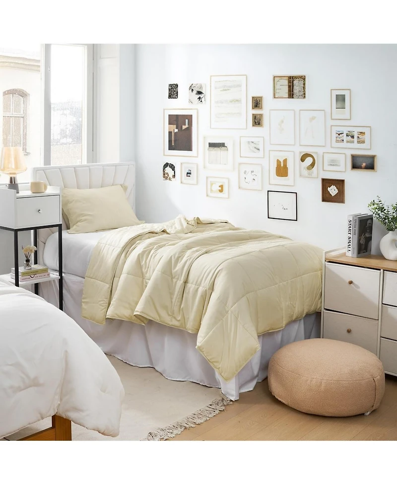 Menopleasing - Coma Inducer Oversized Cooling Comforter Set - Bleached Sand