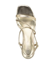 Calvin Klein Women's Ishaya Strappy Low Stiletto Sandals