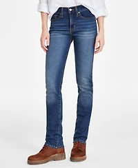 Levi's 314 Shaping Slimming Straight Leg Mid Rise Jeans