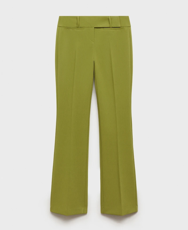 Mango Women's Satin Pleated Pants