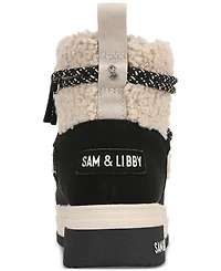Sam and Libby Women's Carlie Cold Weather Cozy Lace Up Boots