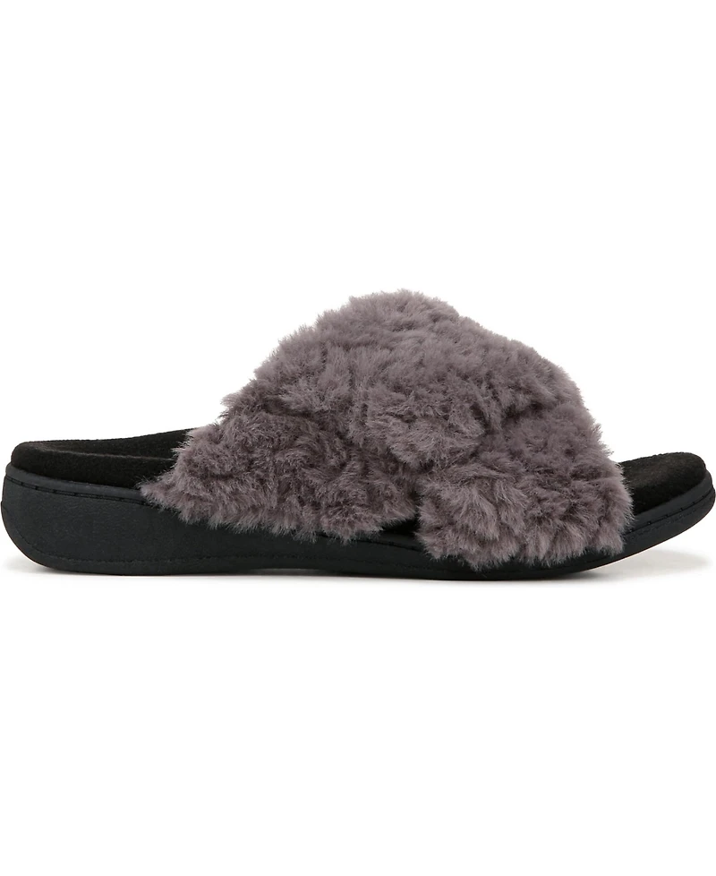 Vionic Womens Relax Ii Open Toe Slippers