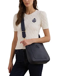 Lauren Ralph Lauren Cameryn Pebbled Leather Small Crossbody