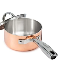 Tri-Ply 5.5" Covered Saucepan, Non-Hammered