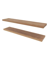 Fm Furniture Greer Floating Shelf in Melamine x2, Pine