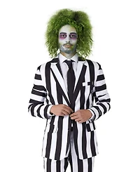 Suitmeister Men's Party Suit - Beetlejuice Costume Multicolor